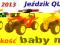 SUPER Efektowny JEŹDZIK Baby Mix QUAD Jeździdło