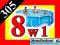 8w1 BASEN 305x76 STELAŻ BESTWAY + POMPA +
