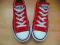 Converse all star trampki krótkie czerwone 33 20cm