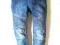 GEORGE, SPODNIE JEANSOWE RURKI BIKER STRECZ r.110