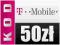 Hurt doładowań. T-Mobile10x50zł. 37,20zł/szt. FV.