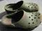 crocs w kolorze oliwkowym - rozmiar 12-13