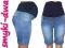 Rewelacyjne spodenki ciążowe SZORTY jeans - tu XXL