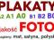 Plakaty FOTO A2, A1, A0 - papier matowy 180 g