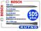 BOSCH Zestaw SDS+ wiertła udarowe dłuta SDS-plus