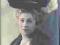 DZIEWCZYNA wielki KAPELUSZ ok.1905r.FOTOKOLOR 415l