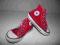 CONVERSE ALL STAR czerwone CHUCK TAYLOR 21 13 cm