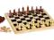 SZACHY WARCABY nowe DREWNIANE tanio OKAZJA zestaw