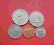 MALEZJA - ZESTAW 5 MONET KAŻDA INNA CIEKAWE