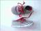 ** VANS - ZAWADIACKIE Trampki SZARO cZERWONE 22.5