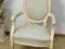 Fotel w Stylu Ludwika XVI Shabby Chic