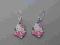 Kolczyki dla dzieci Hello Kitty srebrne bigle MPR3 Kolczyki dla dzieci Hello Kitty srebrne bigle MPR3