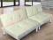SOFA DO SPANIA ROZKLADANA KREMOWA kanapa