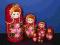 Matrioszka matrioszki lalka Rosja 7 szt. (waw)