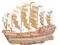 Drewniane Puzzle 3D  ŻAGLOWIEC DYNASTII MING