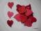 Scrapki serca serduszka kartki 50 szt