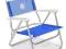 Leżak, Krzesło Plażowe Party PA760B. Niebieskie