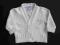 Ładny biały sweterek chłopięcy 0-3m-c z kotwicą