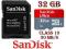 Karta SANDISK micro SDHC SD 32GB 30MB/s c10 GoPro