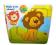 PUZZLE DREWNIANE Ramkowe Układanka LEW 5 elem