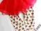 Disney legginsy MINNIE spódniczka TIUL TUTU 80