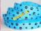 WSTĄŻKA RYPSOWA 15mm NIEBIESKA W ŁAPKI