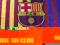 FC BARCELONA flaga 150x90 piłka BRELOK czapka