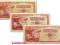 13.Jugosławia, Zest.Banknotów szt.3, St.3/4