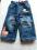 George Wystrzałowe jeansy z McQueen'em 12-18 80-86