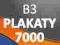 PLAKATY B3 7000 szt. + PROJEKT I DOSTAWA 0 zł