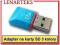 Czytnik kart micro SD pamięci pendrive 3 kolory
