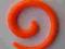Rozpychacz spirala - 3mm - pomarańczowa mat !!!