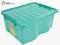 POJEMNIK PUDŁA Z POKRYWĄ HOMEBOX ZIEL 12L PTHBZ374