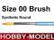 PĘDZEL PĘDZELKI Modelarskie ITALERI nr 00 okrągły