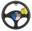 POKROWIEC KIEROWNICY CLUB 35-37CM miękka skóra