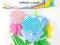 A3661 Naklejki pianka kwiatki