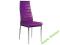 KRZESŁO METALOWE EKOSKÓRA H-261 FIOLET SIGNAL
