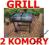 GRILL OGRODOWY DUŻY PROSTOKĄT SOLIDNY + GRATISY