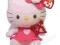 HELLO KITTY - Maskotka 15cm - AMOREK (walentynki)