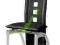 Krzesło metalowe H-77 chrom czarne SIGNAL OD RĘKI