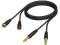 Kabel 2xRCA - 2xJack MONO 6.3mm-5m-Procab