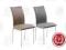 MENDY KRZESŁA CHROM BEŻOWE SZARE DO SALONU
