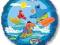 Balon foliowy SURFERZY Ulica Sezamkowa 45 cm