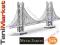 Model Metal 3D Golden Gate Bridge Metal Earth