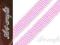 TASIEMKA KRATA RĄBEK SZYDEŁKOWY 20 MM - RÓŻOWA