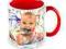 Foto kubek z nadrukiem na prezent FUNNY czerwony