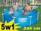 5w1 ZESTAW BASEN ZE STELAŻEM  244 cm 56045_5w1