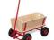 Wóz Wózek Ogrodowy Drewniany z Dyszlem do Ogrodu