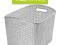 KOSZYK RATTAN MY STYLE XL SREBRNY Curver