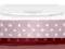 Wstążka satynowa w kropki tasiemka 12mm AandM_pl